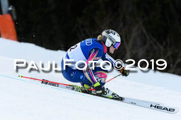 FIS Riesenslalom, ATA; Bay. Meisterschaft, Damen + Herren, 24.01.2020