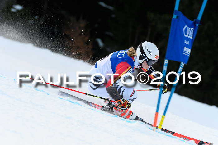 FIS Riesenslalom, ATA; Bay. Meisterschaft, Damen + Herren, 24.01.2020