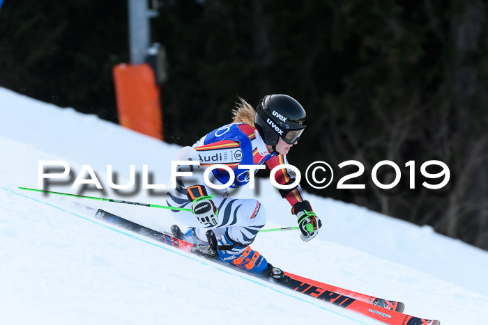 FIS Riesenslalom, ATA; Bay. Meisterschaft, Damen + Herren, 24.01.2020