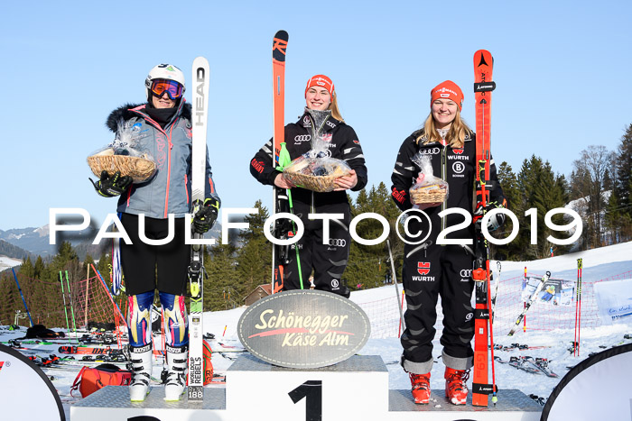 FIS Riesenslalom, ATA; Bay. Meisterschaft, Damen + Herren, 24.01.2020