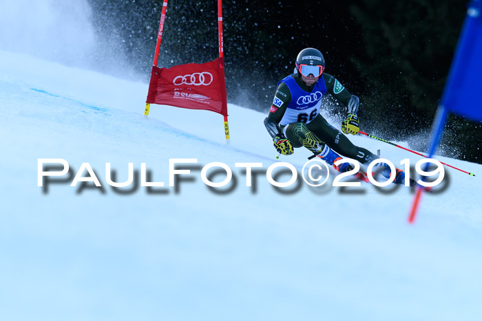 FIS Riesenslalom, ATA; Bay. Meisterschaft, Damen + Herren, 24.01.2020