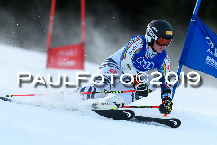 FIS Riesenslalom, ATA; Bay. Meisterschaft, Damen + Herren, 24.01.2020