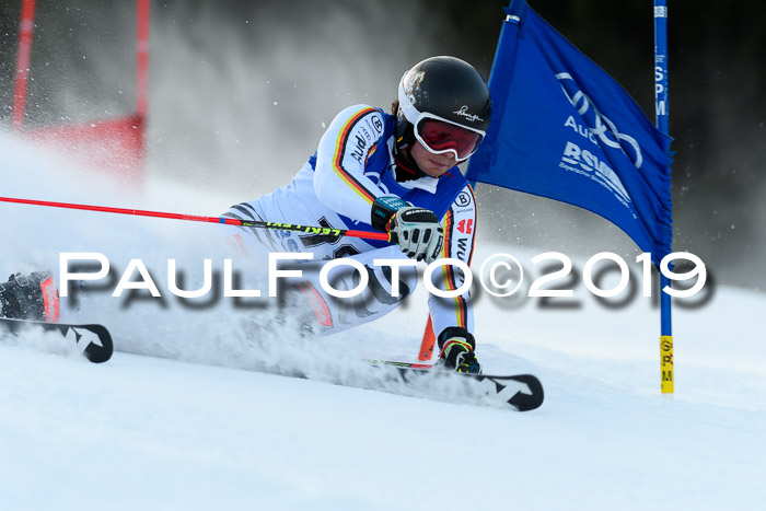 FIS Riesenslalom, ATA; Bay. Meisterschaft, Damen + Herren, 24.01.2020