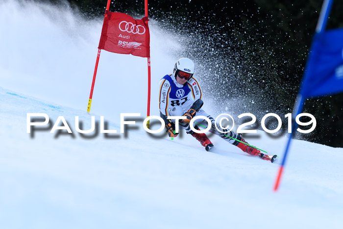 FIS Riesenslalom, ATA; Bay. Meisterschaft, Damen + Herren, 24.01.2020