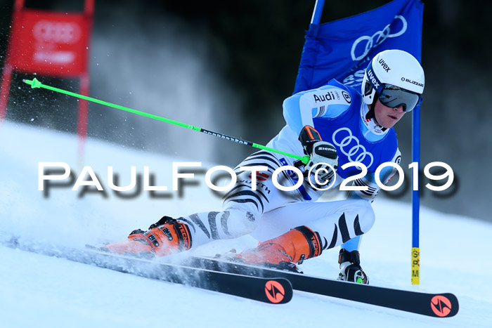 FIS Riesenslalom, ATA; Bay. Meisterschaft, Damen + Herren, 24.01.2020