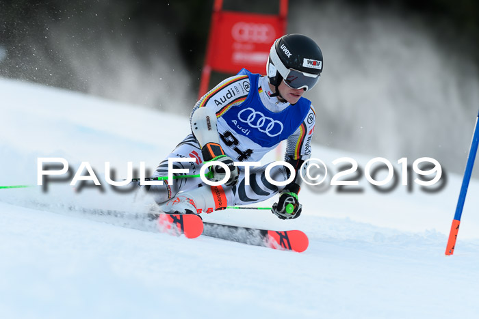 FIS Riesenslalom, ATA; Bay. Meisterschaft, Damen + Herren, 24.01.2020