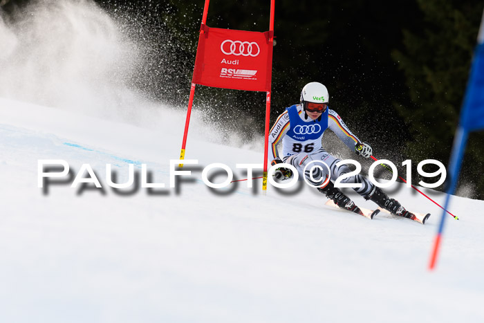 FIS Riesenslalom, ATA; Bay. Meisterschaft, Damen + Herren, 24.01.2020