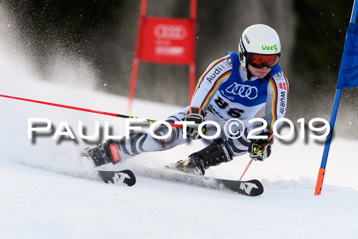 FIS Riesenslalom, ATA; Bay. Meisterschaft, Damen + Herren, 24.01.2020