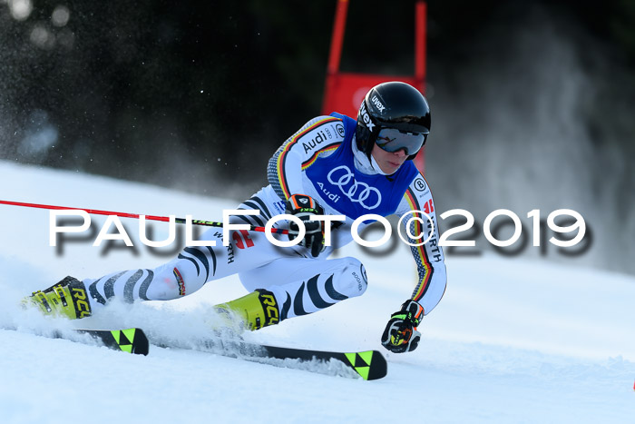 FIS Riesenslalom, ATA; Bay. Meisterschaft, Damen + Herren, 24.01.2020