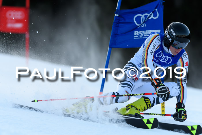 FIS Riesenslalom, ATA; Bay. Meisterschaft, Damen + Herren, 24.01.2020