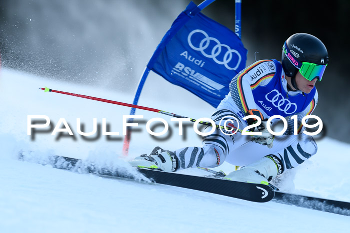 FIS Riesenslalom, ATA; Bay. Meisterschaft, Damen + Herren, 24.01.2020