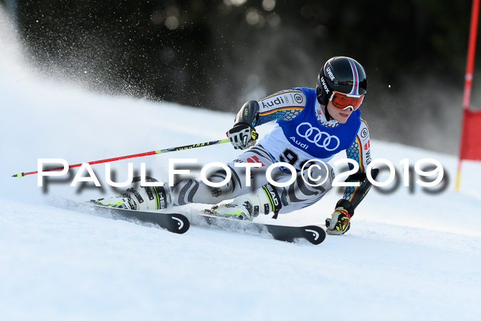 FIS Riesenslalom, ATA; Bay. Meisterschaft, Damen + Herren, 24.01.2020