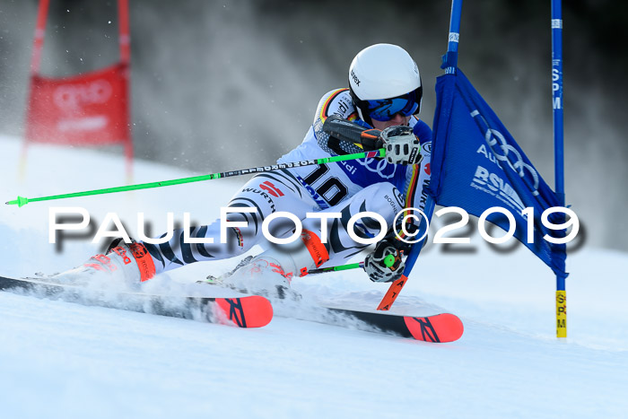 FIS Riesenslalom, ATA; Bay. Meisterschaft, Damen + Herren, 24.01.2020