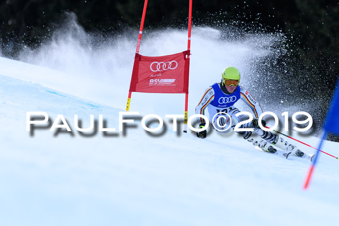 FIS Riesenslalom, ATA; Bay. Meisterschaft, Damen + Herren, 24.01.2020