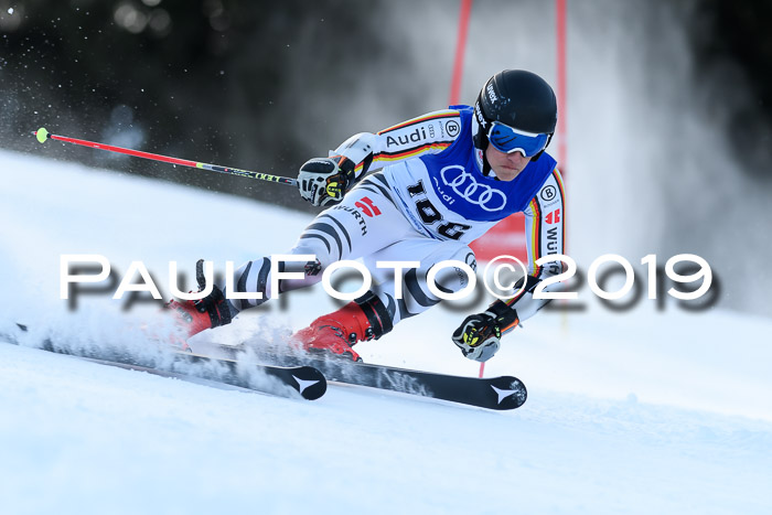 FIS Riesenslalom, ATA; Bay. Meisterschaft, Damen + Herren, 24.01.2020