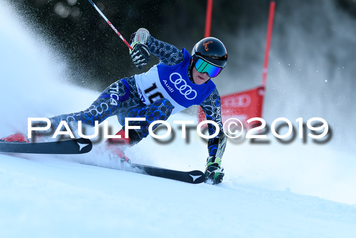 FIS Riesenslalom, ATA; Bay. Meisterschaft, Damen + Herren, 24.01.2020