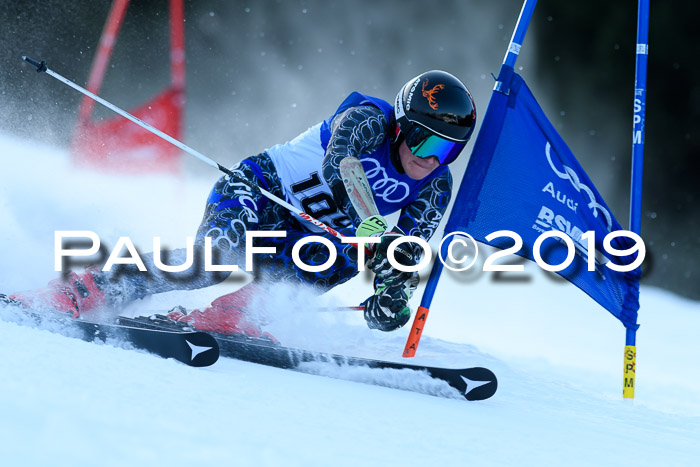 FIS Riesenslalom, ATA; Bay. Meisterschaft, Damen + Herren, 24.01.2020