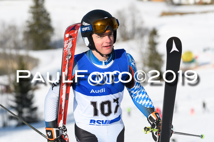 FIS Riesenslalom, ATA; Bay. Meisterschaft, Damen + Herren, 24.01.2020