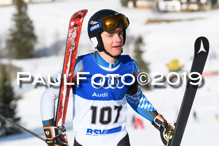 FIS Riesenslalom, ATA; Bay. Meisterschaft, Damen + Herren, 24.01.2020