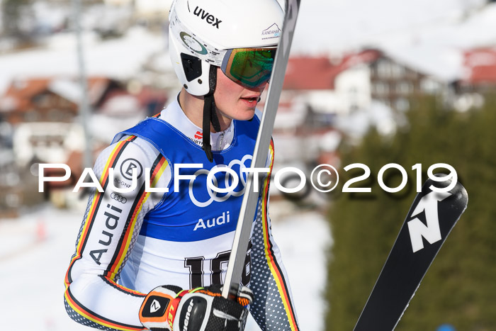 FIS Riesenslalom, ATA; Bay. Meisterschaft, Damen + Herren, 24.01.2020