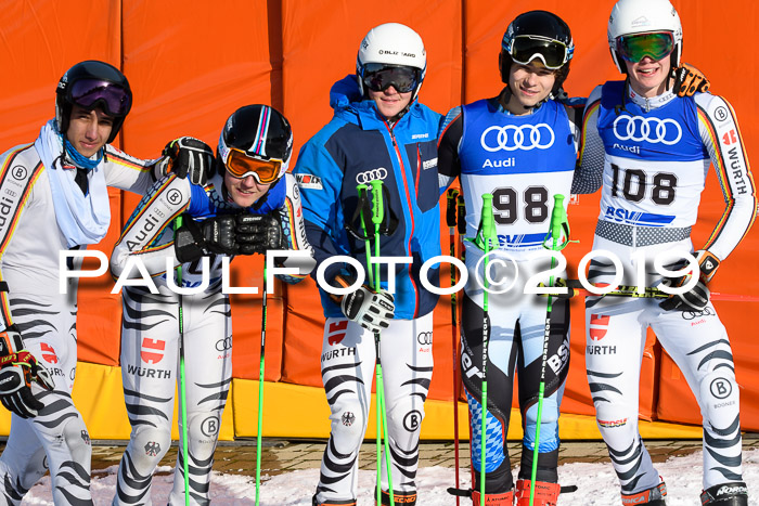 FIS Riesenslalom, ATA; Bay. Meisterschaft, Damen + Herren, 24.01.2020