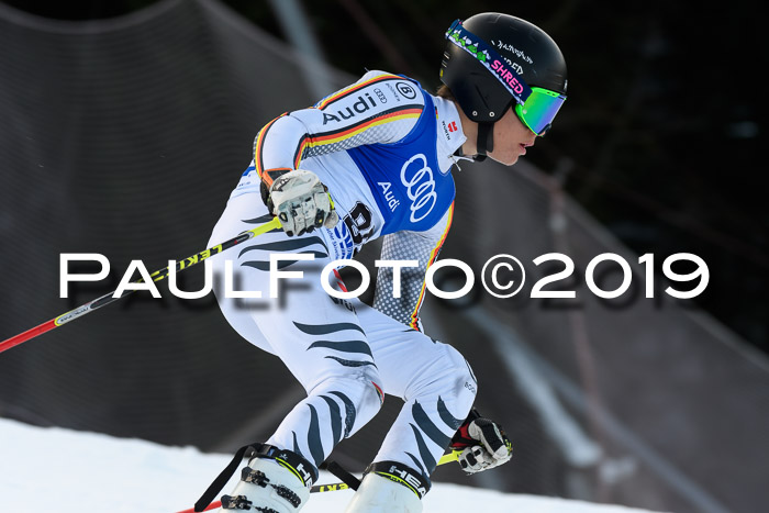 FIS Riesenslalom, ATA; Bay. Meisterschaft, Damen + Herren, 24.01.2020