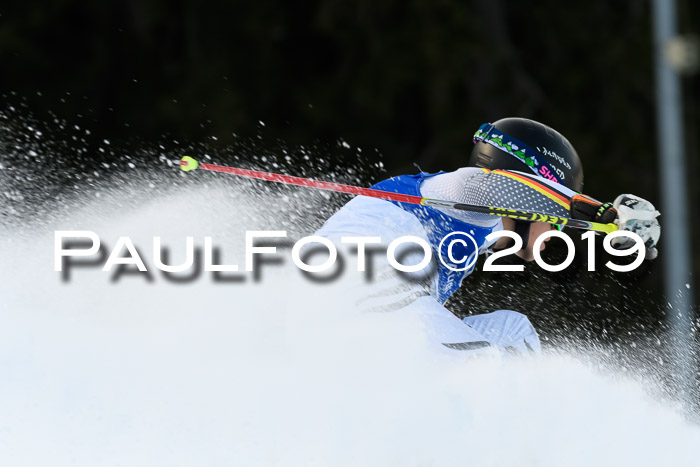 FIS Riesenslalom, ATA; Bay. Meisterschaft, Damen + Herren, 24.01.2020