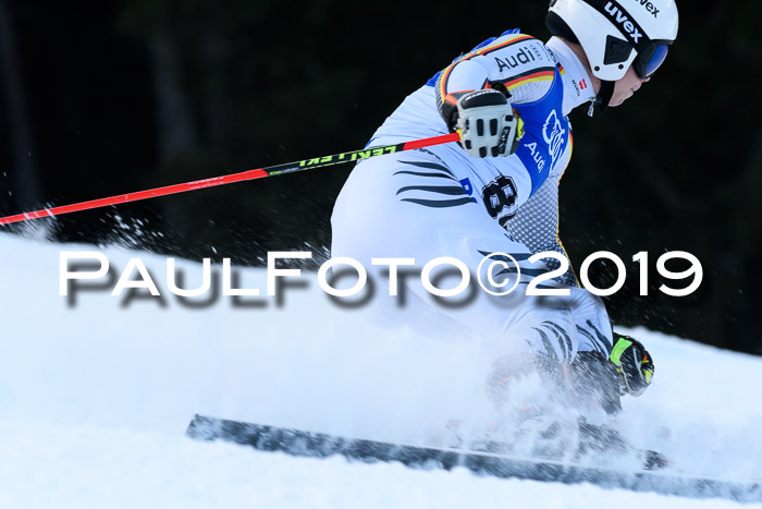 FIS Riesenslalom, ATA; Bay. Meisterschaft, Damen + Herren, 24.01.2020