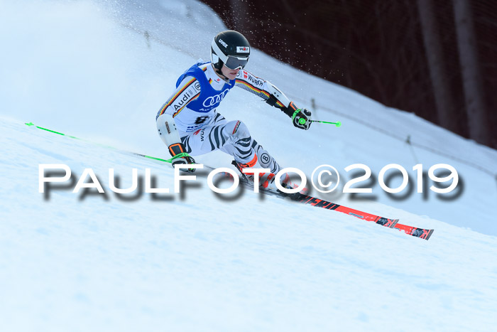 FIS Riesenslalom, ATA; Bay. Meisterschaft, Damen + Herren, 24.01.2020