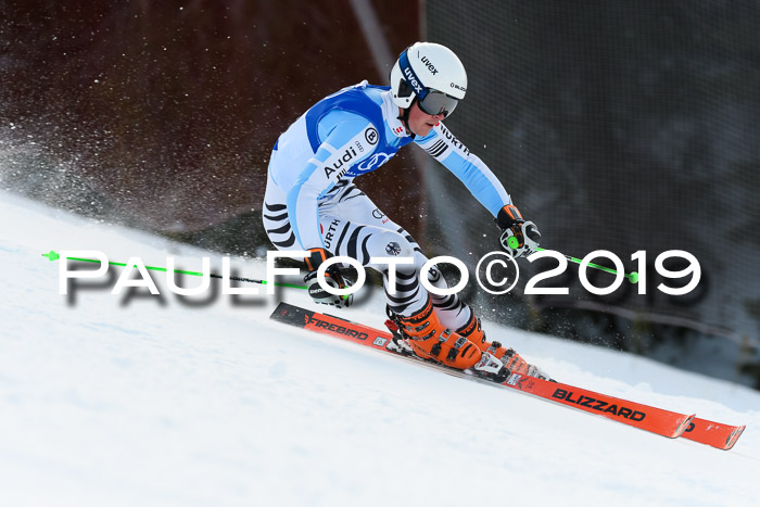 FIS Riesenslalom, ATA; Bay. Meisterschaft, Damen + Herren, 24.01.2020