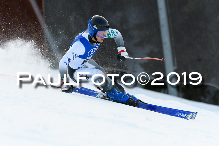 FIS Riesenslalom, ATA; Bay. Meisterschaft, Damen + Herren, 24.01.2020