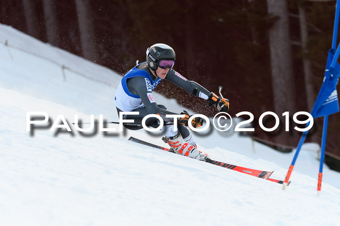 FIS Riesenslalom, ATA; Bay. Meisterschaft, Damen + Herren, 24.01.2020