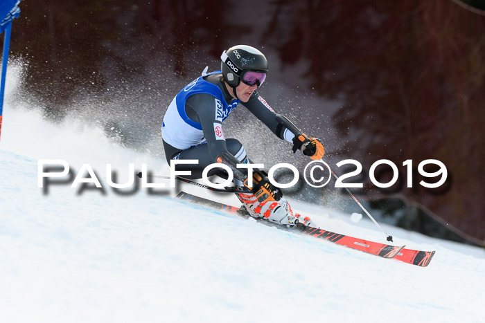 FIS Riesenslalom, ATA; Bay. Meisterschaft, Damen + Herren, 24.01.2020