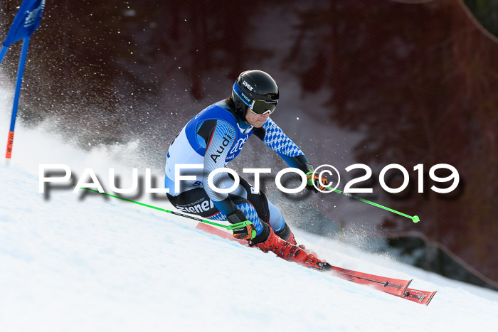 FIS Riesenslalom, ATA; Bay. Meisterschaft, Damen + Herren, 24.01.2020