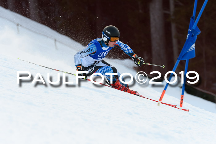 FIS Riesenslalom, ATA; Bay. Meisterschaft, Damen + Herren, 24.01.2020