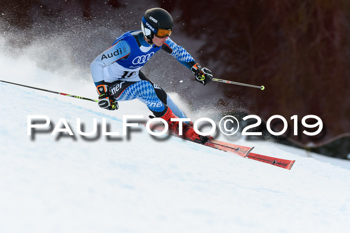 FIS Riesenslalom, ATA; Bay. Meisterschaft, Damen + Herren, 24.01.2020