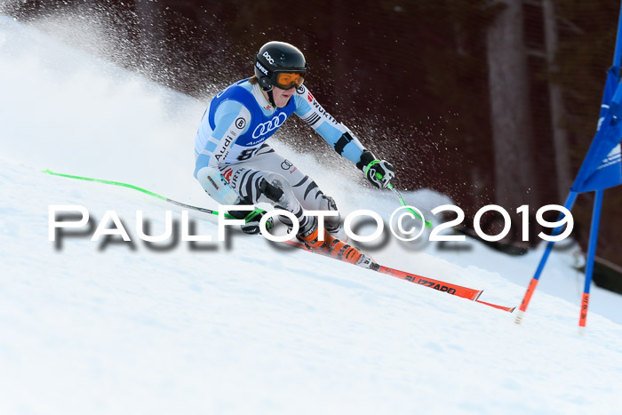 FIS Riesenslalom, ATA; Bay. Meisterschaft, Damen + Herren, 24.01.2020