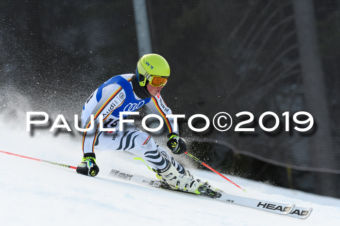 FIS Riesenslalom, ATA; Bay. Meisterschaft, Damen + Herren, 24.01.2020