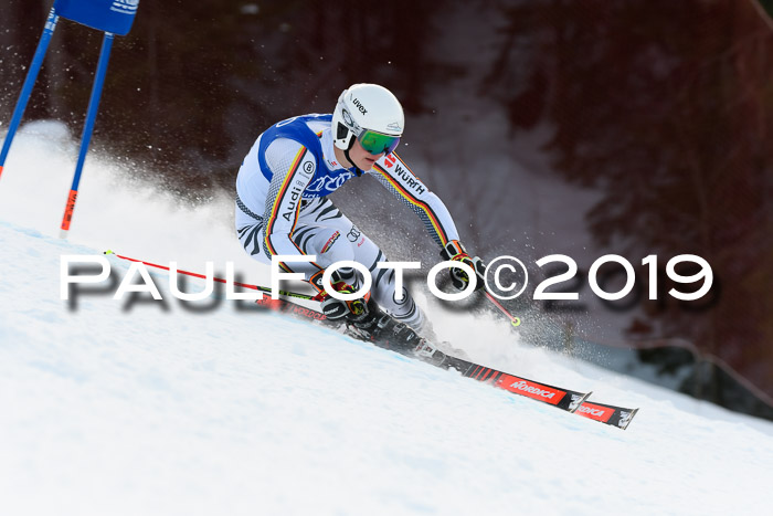 FIS Riesenslalom, ATA; Bay. Meisterschaft, Damen + Herren, 24.01.2020