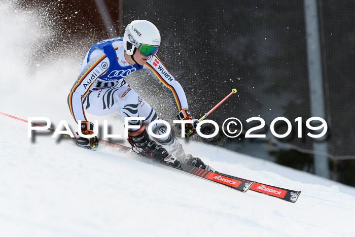 FIS Riesenslalom, ATA; Bay. Meisterschaft, Damen + Herren, 24.01.2020