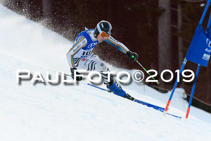 FIS Riesenslalom, ATA; Bay. Meisterschaft, Damen + Herren, 24.01.2020