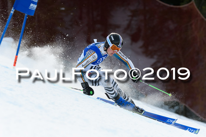 FIS Riesenslalom, ATA; Bay. Meisterschaft, Damen + Herren, 24.01.2020