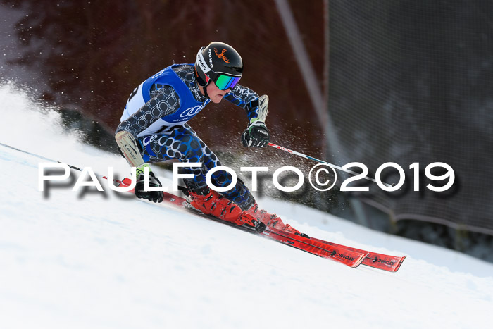 FIS Riesenslalom, ATA; Bay. Meisterschaft, Damen + Herren, 24.01.2020