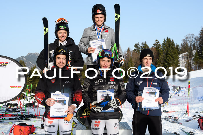 FIS Riesenslalom, ATA; Bay. Meisterschaft, Damen + Herren, 24.01.2020