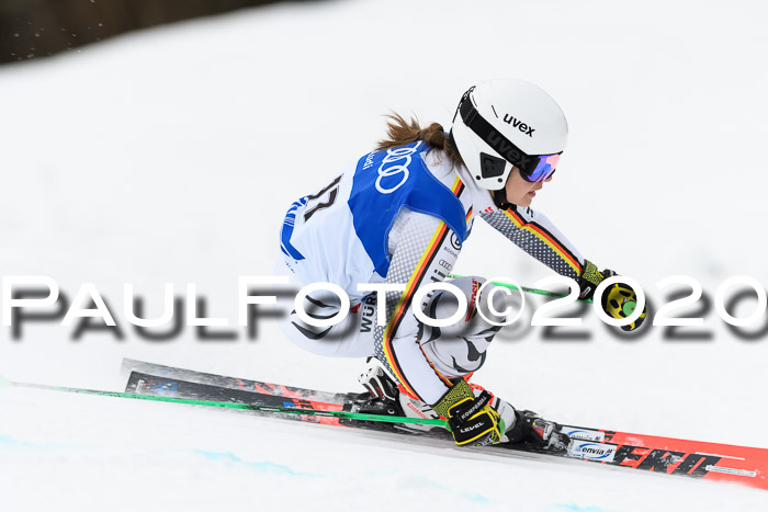 Bayerische Schülermeisterschaft Alpin Riesenslalom 25.01.2020