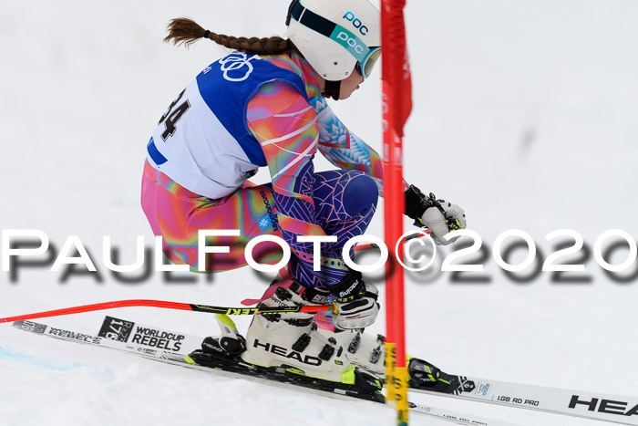 Bayerische Schülermeisterschaft Alpin Riesenslalom 25.01.2020