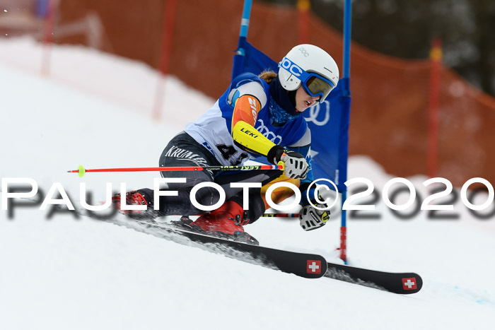 Bayerische Schülermeisterschaft Alpin Riesenslalom 25.01.2020