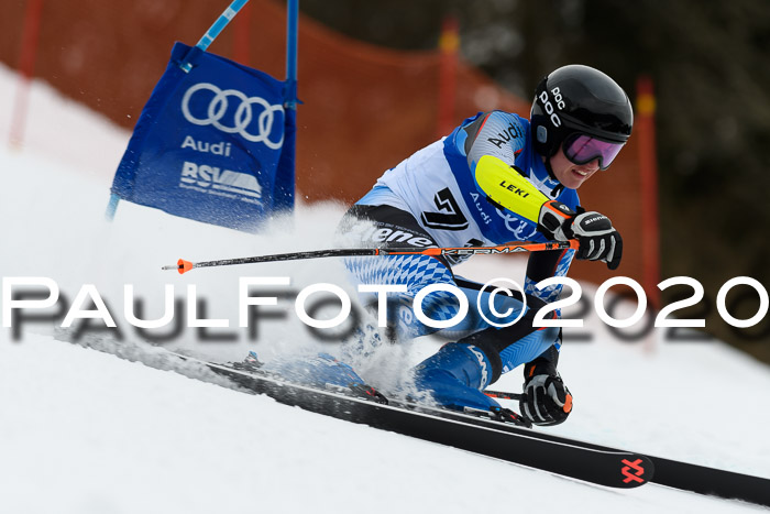 Bayerische Schülermeisterschaft Alpin Riesenslalom 25.01.2020