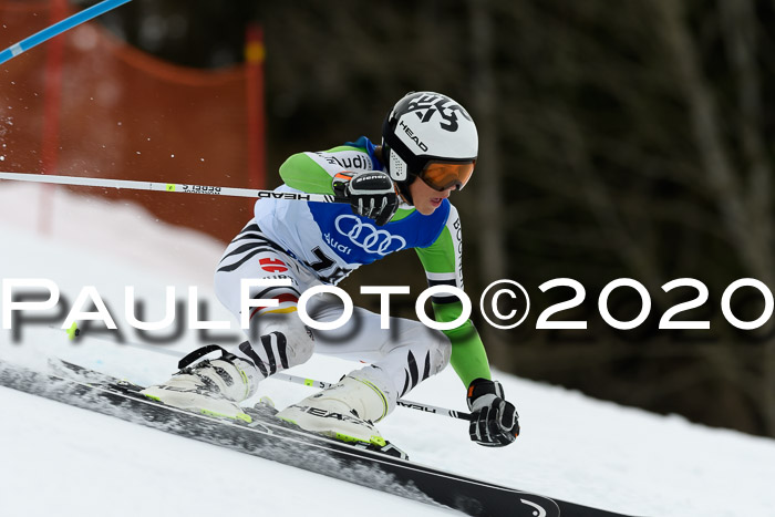 Bayerische Schülermeisterschaft Alpin Riesenslalom 25.01.2020