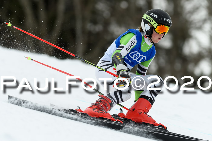 Bayerische Schülermeisterschaft Alpin Riesenslalom 25.01.2020